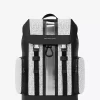 Cooper Metallic Striped Signature Logo Backpack