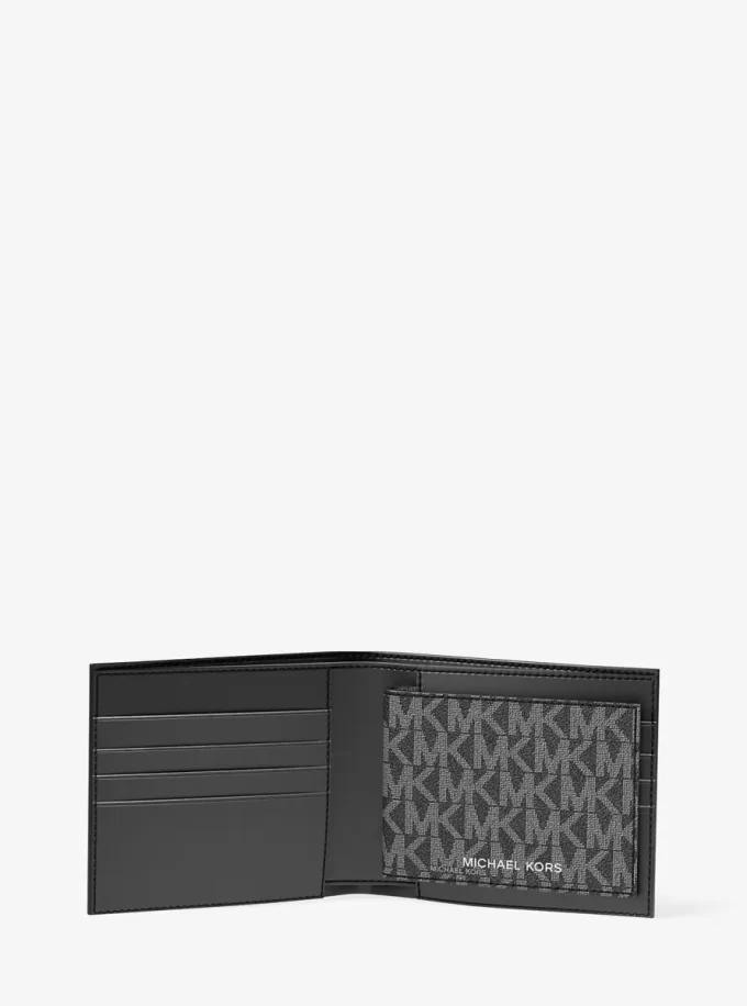 Cooper Signature Logo Billfold Wallet With Passcase