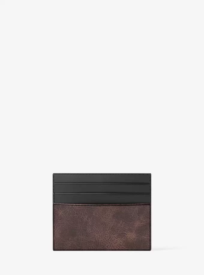 Cyrus Burnished Tall Card Case