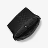 Cyrus Medium Pebbled Leather Messenger Bag