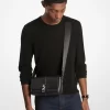 Cyrus Small Pebbled Leather Crossbody Bag