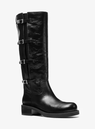 Darrington Crackled Leather Boot
