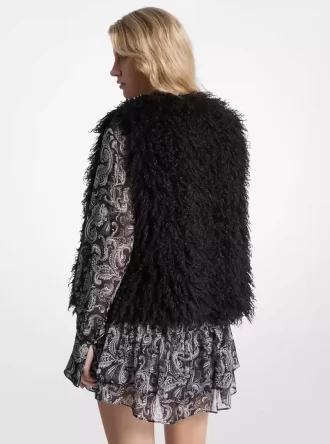 Faux Shearling Vest