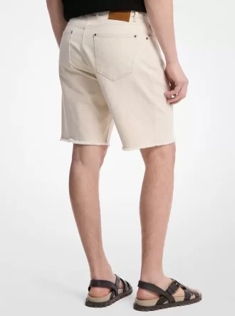 Frayed Denim Shorts