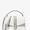 Greenwich Medium Color-Block and Signature Logo Satchel
