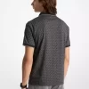 Greenwich Signature Logo Print Cotton Polo Shirt