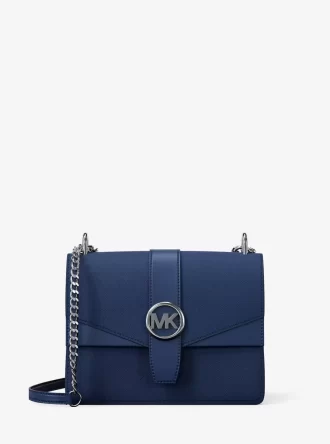Greenwich Small Saffiano Leather Crossbody Bag