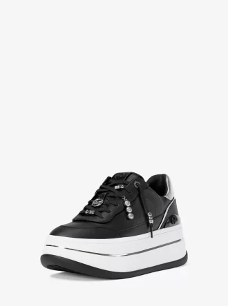 Hayes Embellished Leather Platform Sneaker