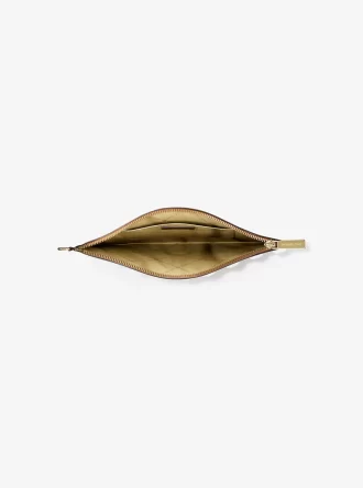 Jet Set Large Signature Logo Wristlet