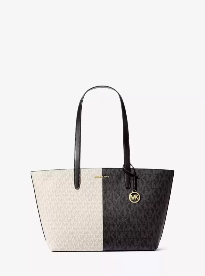 Jet Set Medium Two-Tone Logo Tote Bag Jet Set Medium Two-Tone Logo Tote Bag