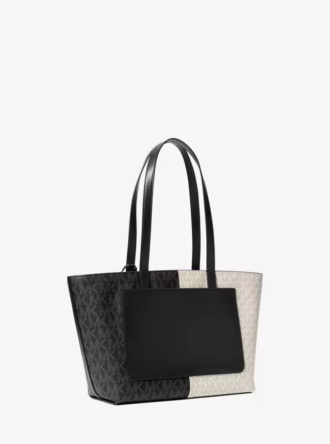 Jet Set Medium Two-Tone Logo Tote Bag Jet Set Medium Two-Tone Logo Tote Bag