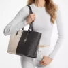 Jet Set Medium Two-Tone Logo Tote Bag Jet Set Medium Two-Tone Logo Tote Bag