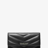 Jet Set Travel Large Quilted Tri-Fold Wallet