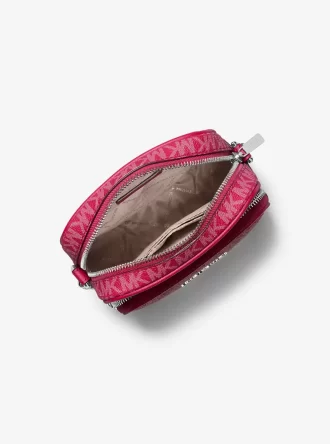 Jet Set Travel Medium Signature Logo Crossbody Bag