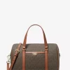 Jet Set Travel Medium Signature Logo Duffel Crossbody Bag Jet Set Travel Medium Signature Logo Duffel Crossbody Bag