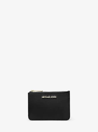 Jet Set Travel Small Saffiano Leather Coin Pouch