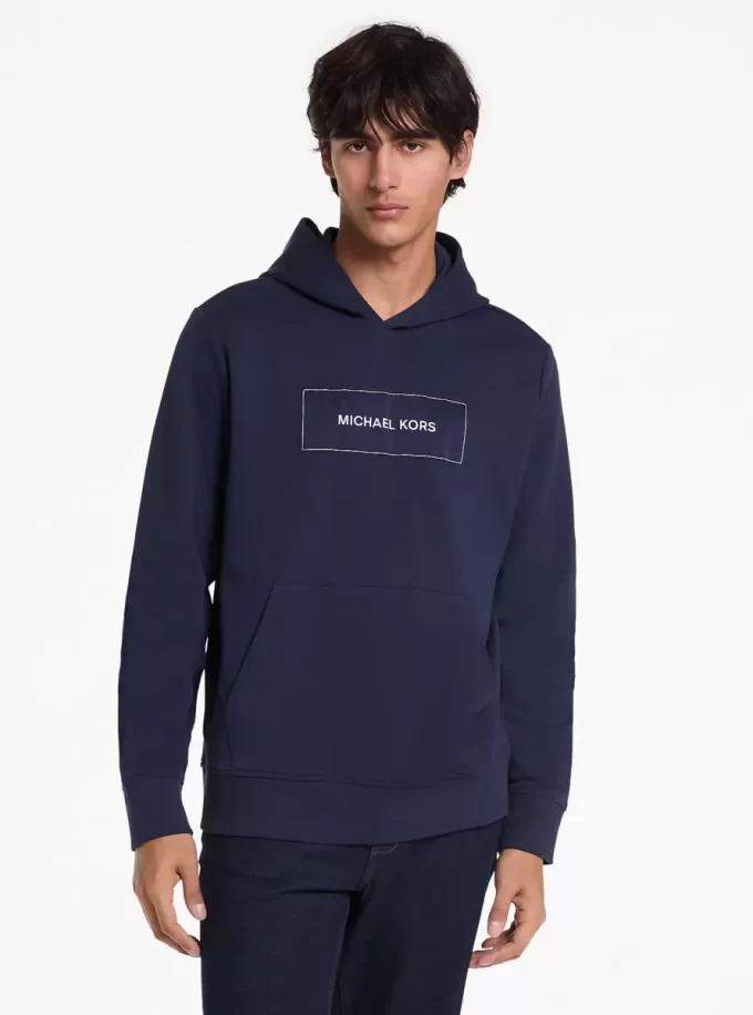Logo Cotton Blend Hoodie Logo Cotton Blend Hoodie