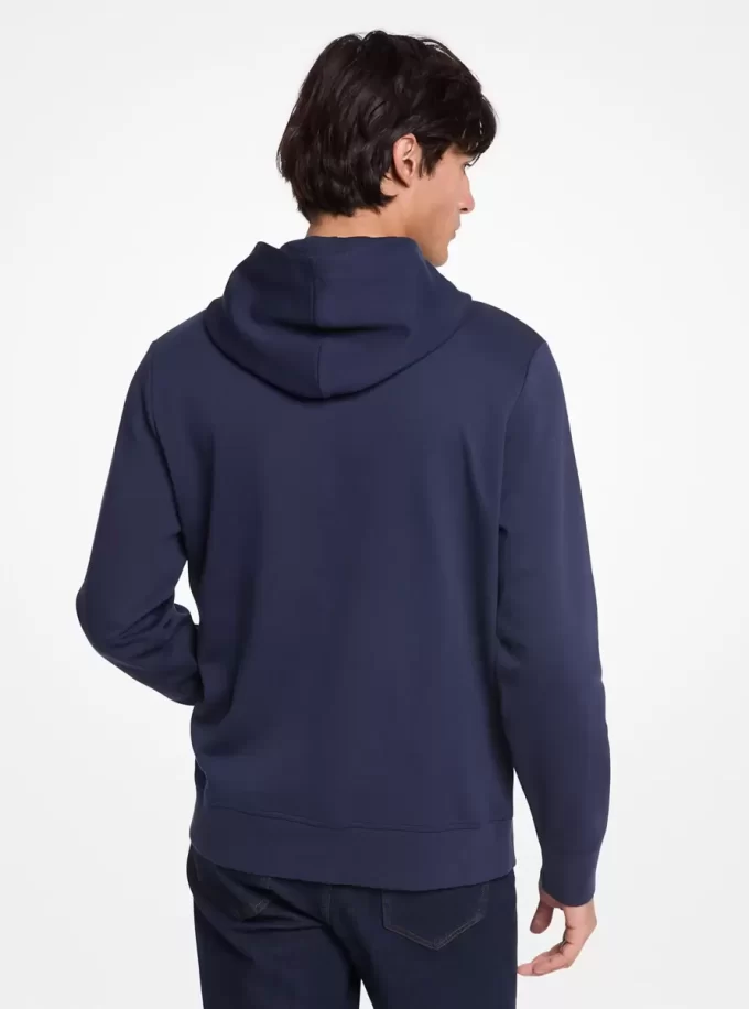 Logo Cotton Blend Hoodie Logo Cotton Blend Hoodie