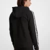 Logo Tape Cotton Blend Zip-Up Hoodie