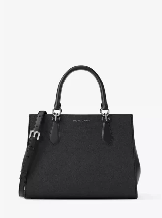 Marilyn Medium Saffiano Leather Satchel