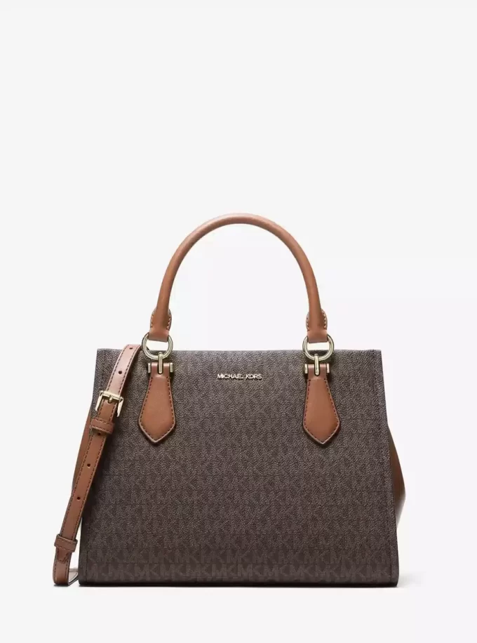 Marilyn Medium Signature Logo Convertible Satchel
