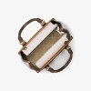 Marilyn Small Color-Block Saffiano Leather Messenger Bag