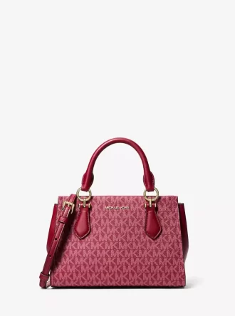 Marilyn Small Signature Logo Messenger Bag