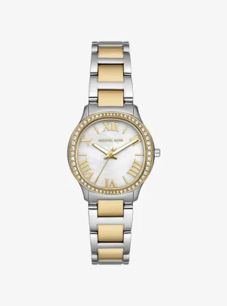 Mini Sage Pavé Two-Tone Watch