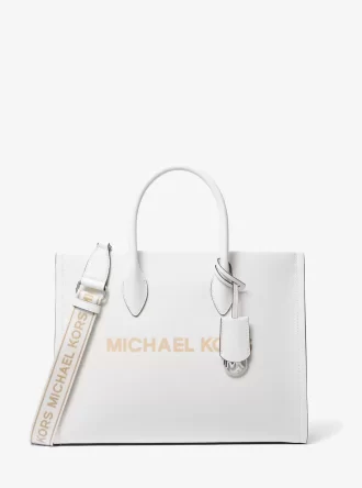 Mirella Medium Pebbled Leather Tote Bag