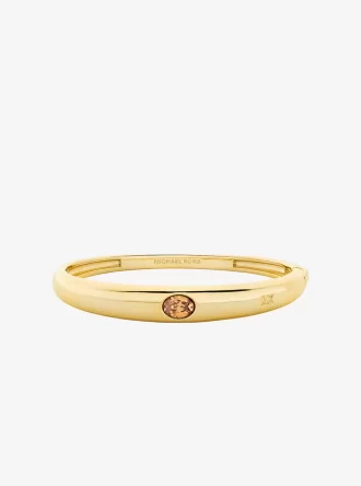 Oval Stone Bangle