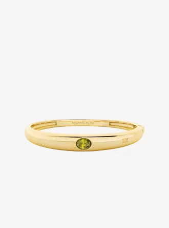 Oval Stone Bangle