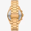 Oversized Maritime Gold-Tone Watch