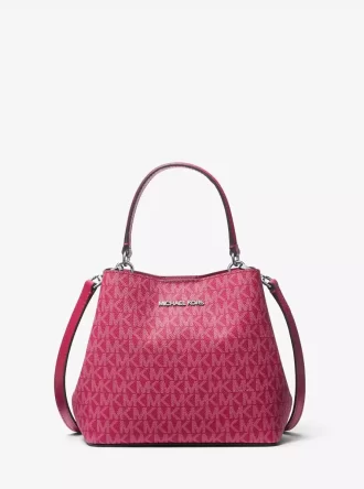 Pratt Small Signature Logo Convertible Shoulder Bag
