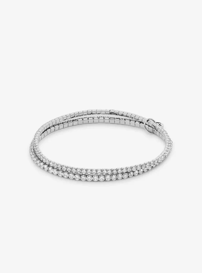 Precious Metal-Plated Brass 3-Piece Pavé Gift Set
