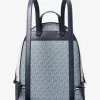 Rhea Medium Color-Block Signature Logo Backpack