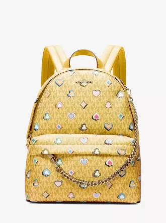 Slater Medium Printed Signature Logo Backpack